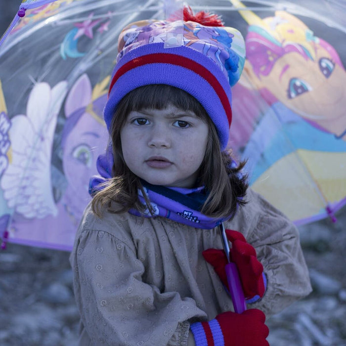Căciulă, Mănuși și Gâtar My Little Pony 3 Piese Liliachiu