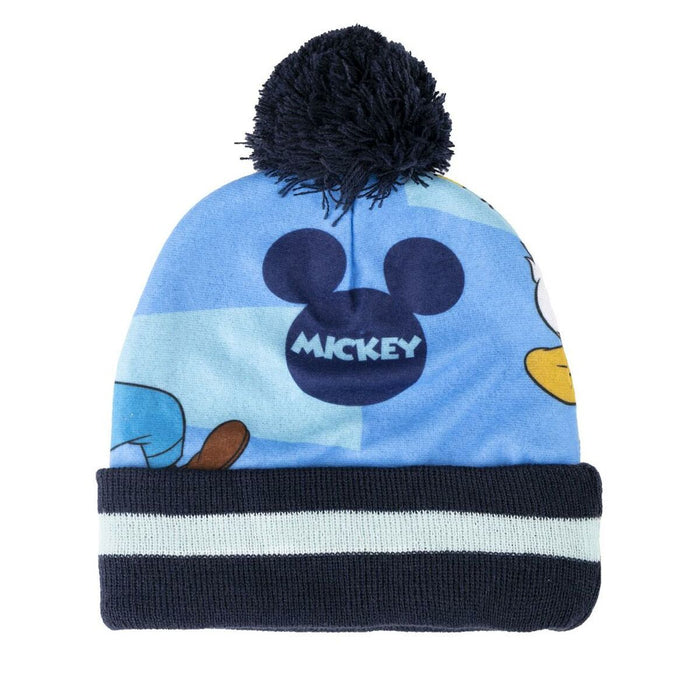 Căciulă și Mănuși Mickey Mouse 2 Piese Albastru închis