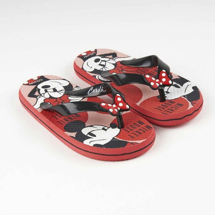 Șlapi pentru Copii Minnie Mouse Roșu
