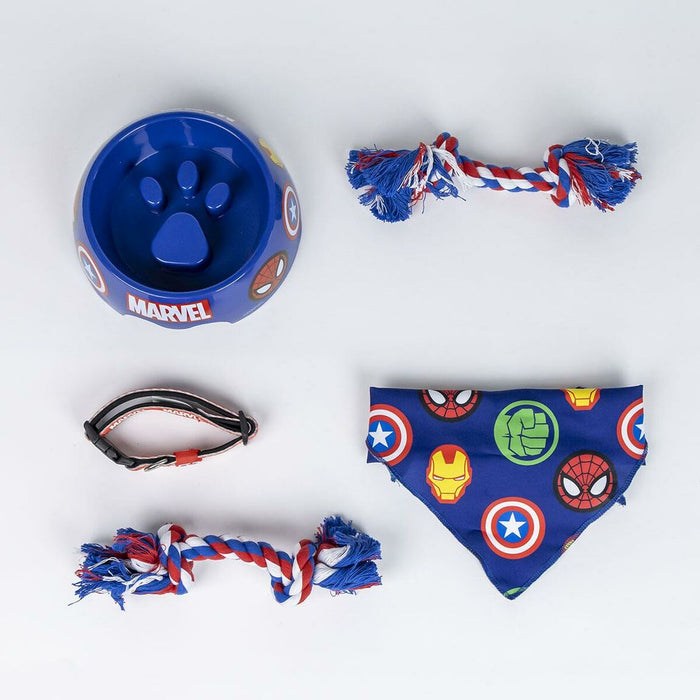 Welcome Gift Set for Dogs The Avengers Albastru 5 Piese