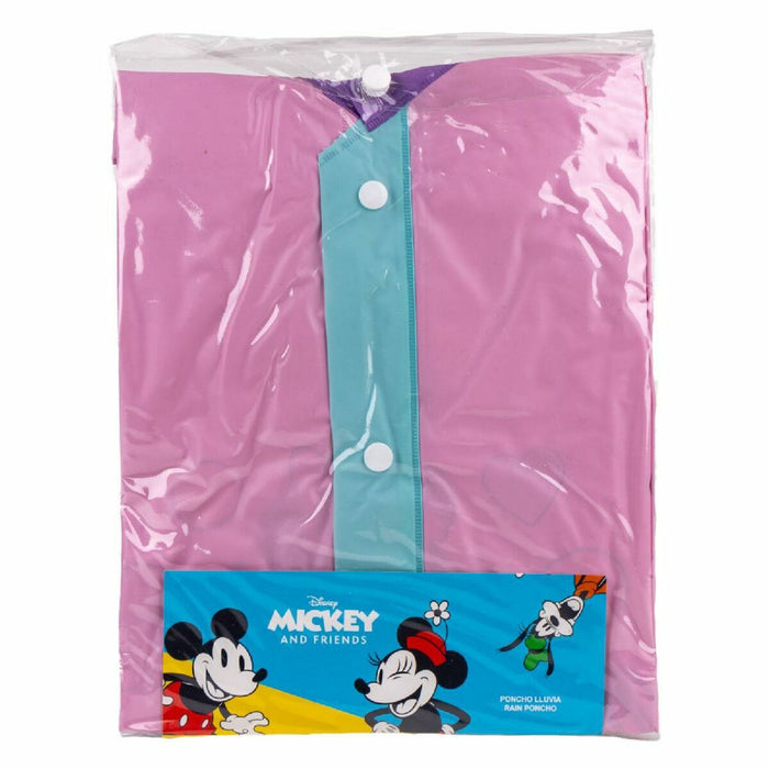 Poncho Impermeabil cu Glugă Minnie Mouse Liliachiu