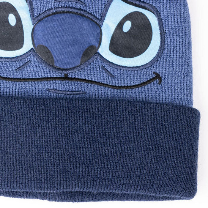 Căciulă pentru Copii Stitch Albastru (Mărime unică)