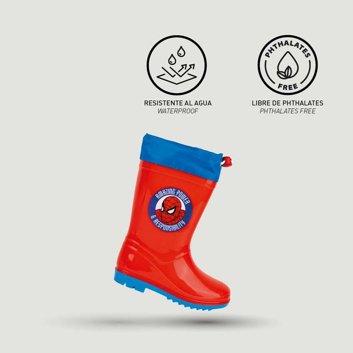 Cizme de Cauciuc pentru Copii Spider-Man