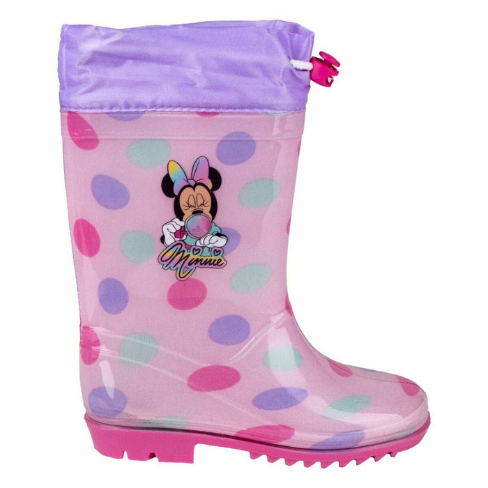 Cizme de Cauciuc pentru Copii Minnie Mouse Roz