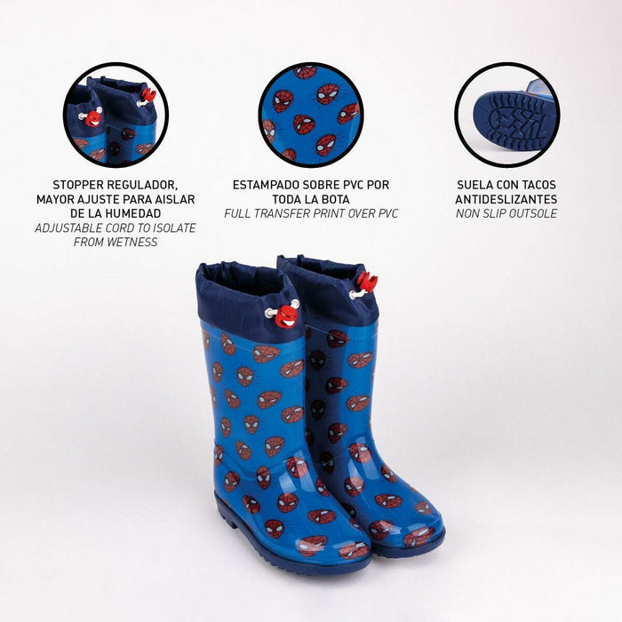 Cizme de Cauciuc pentru Copii Spider-Man