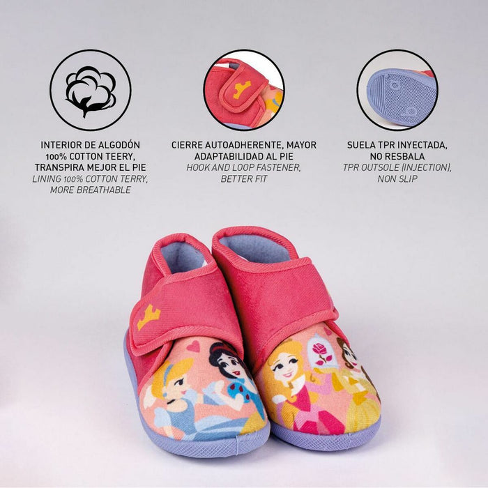 Papucii de Casă Princesses Disney Roz