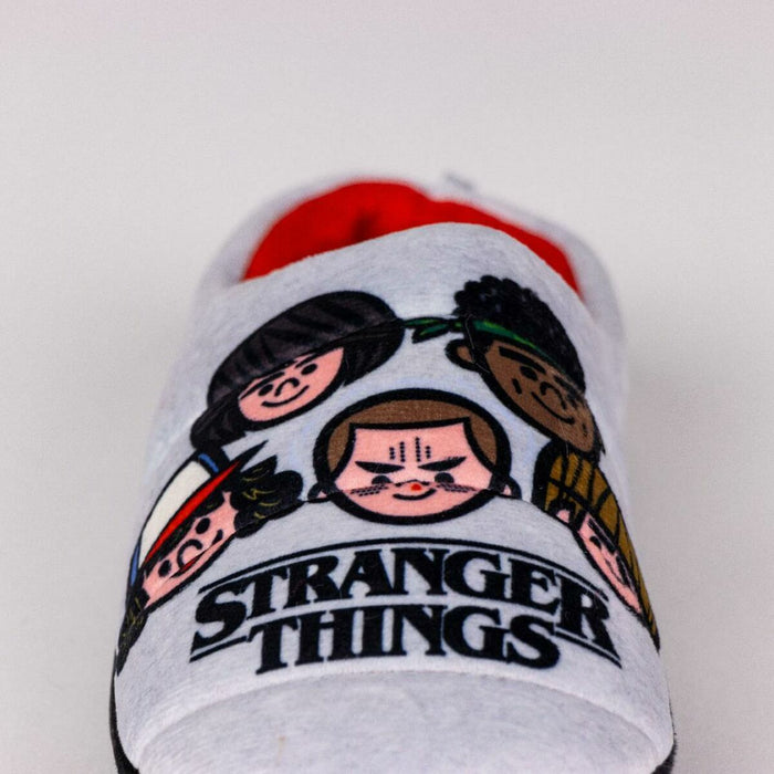 Papucii de Casă Stranger Things Gri deschis