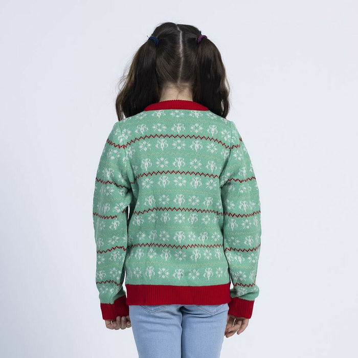 Pulover Unisex The Mandalorian Infantil Crăciun Verde
