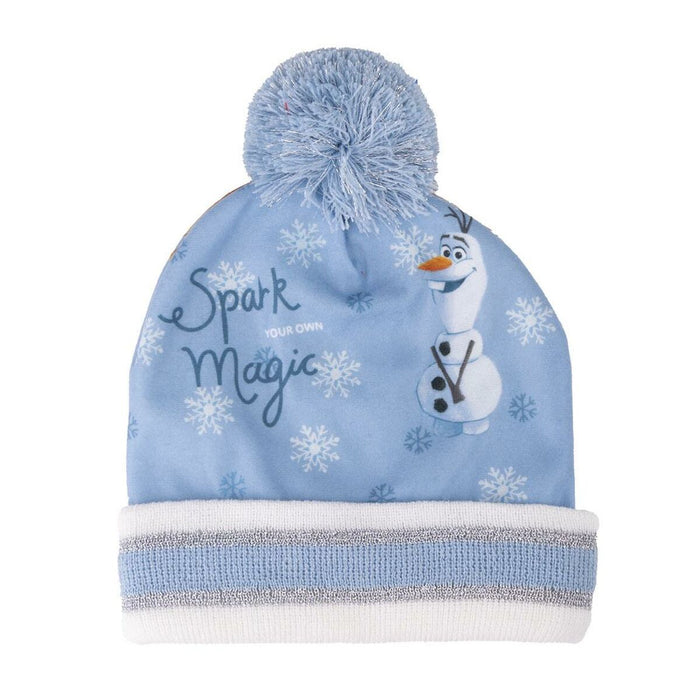 Căciulă și Mănuși Frozen 2 Piese Albastru