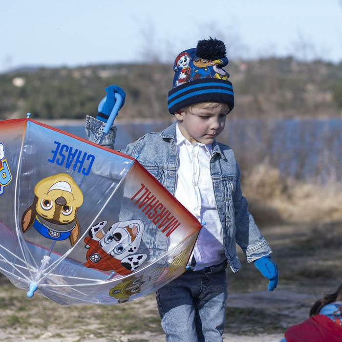 Căciulă și Mănuși The Paw Patrol 2 Piese Albastru