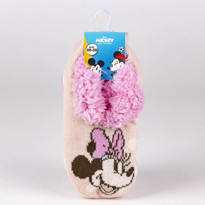 Papucii de Casă Minnie Mouse Roz