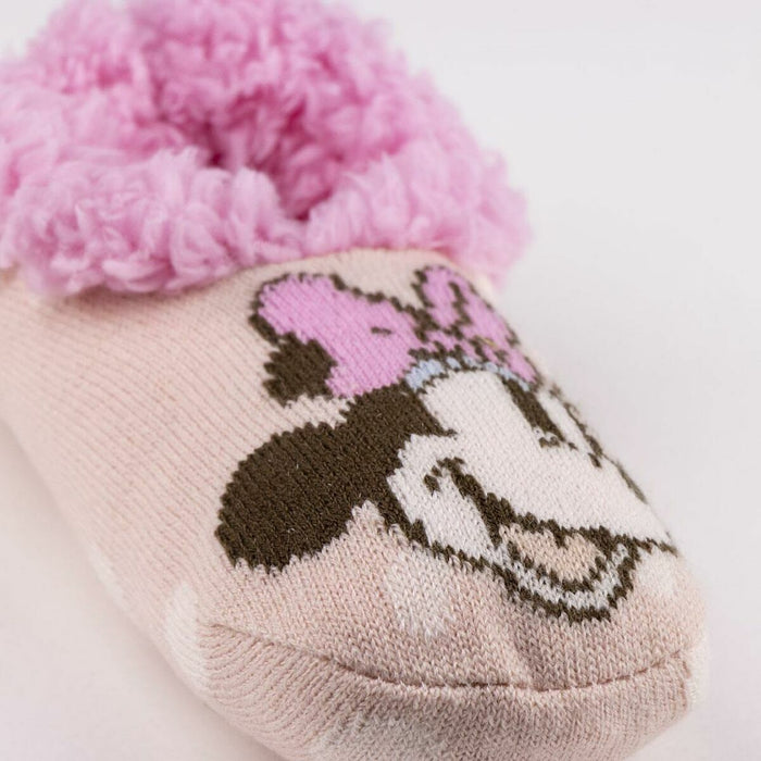 Papucii de Casă Minnie Mouse Roz