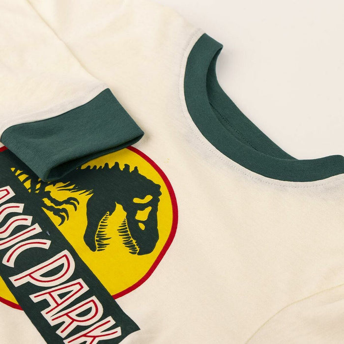 Pijama Infantil Jurassic Park Bej