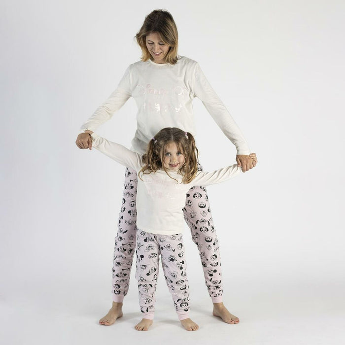 Pijama Disney Bej Roz deschis