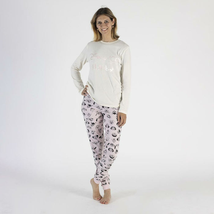 Pijama Disney Bej Roz deschis