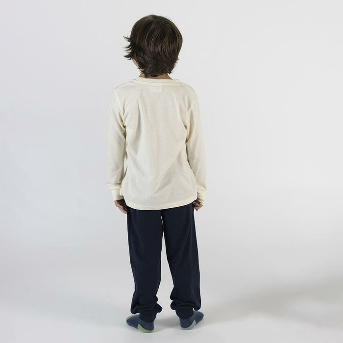 Pijama Infantil Warner Bros Albastru închis Bej