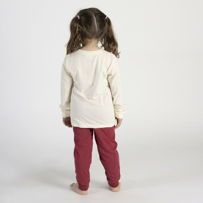 Pijama Infantil Warner Bros Roșu Bej