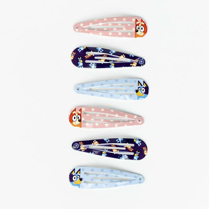 Agrafe de păr Bluey Multicolor 6 Piese