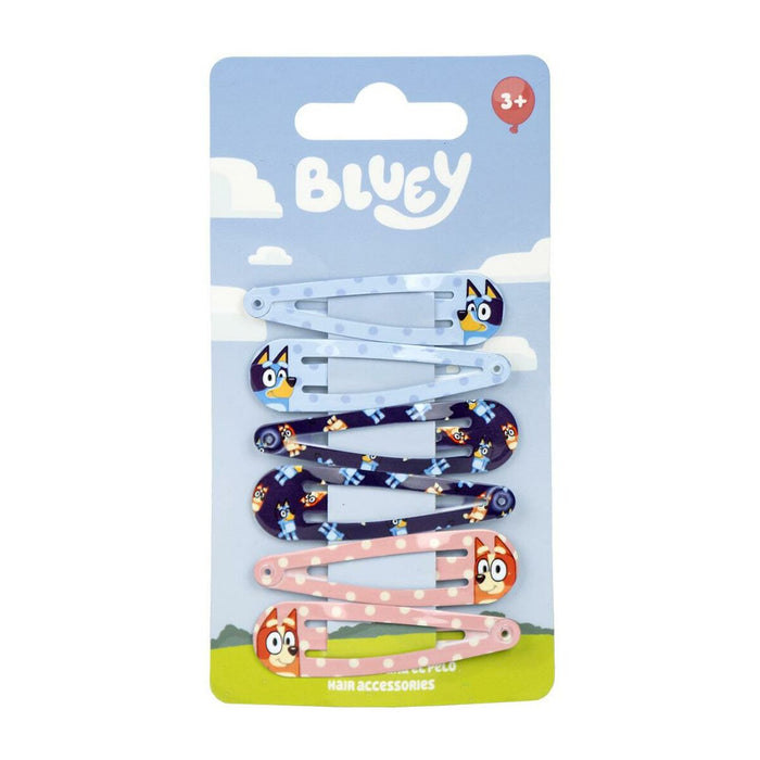 Agrafe de păr Bluey Multicolor 6 Piese