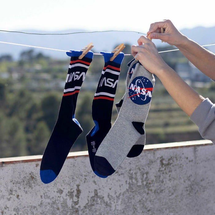 Șosete NASA Unisex Negru