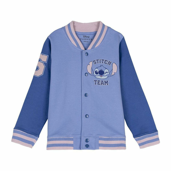 Hanorac fără Glugă Copii Stitch Albastru