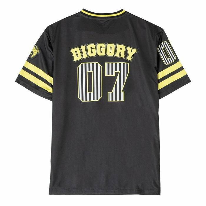 Tricou cu Mânecă Scurtă Unisex Harry Potter Hufflepuff Negru