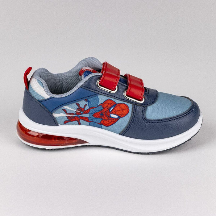 Adidași cu LED Spider-Man Velcro Albastru