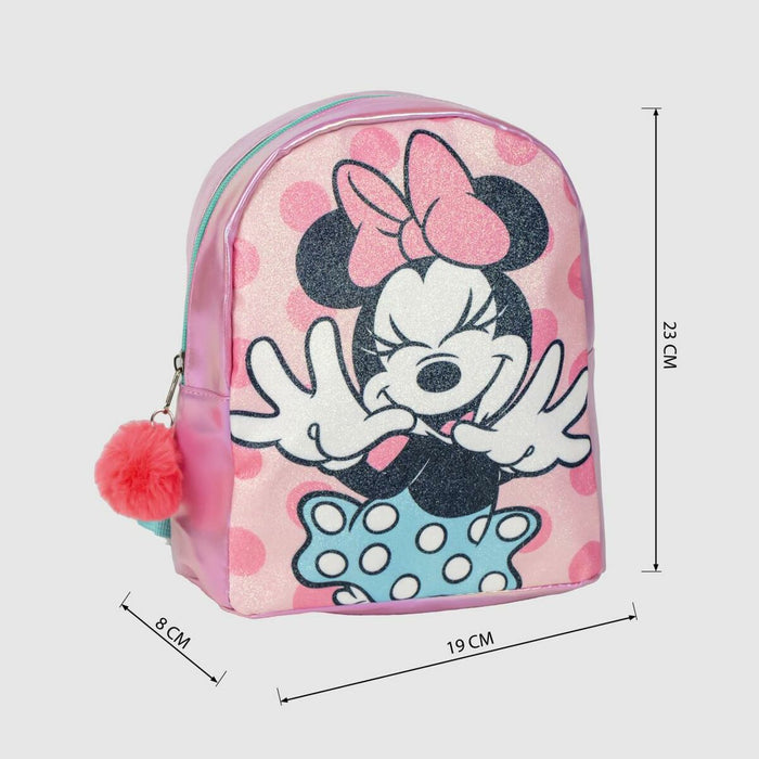 Rucsac Casual Minnie Mouse Roz 19 x 23 x 8 cm