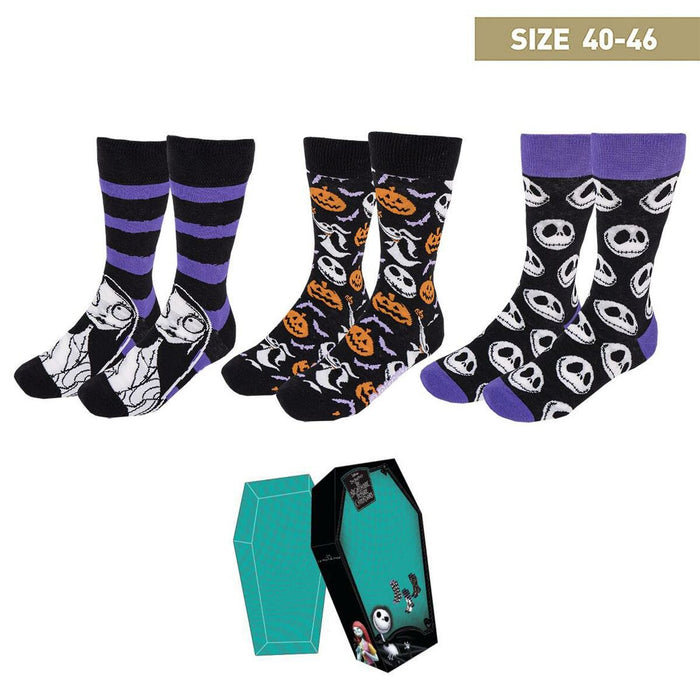 Șosete The Nightmare Before Christmas 3 Piese Multicolor 40-46