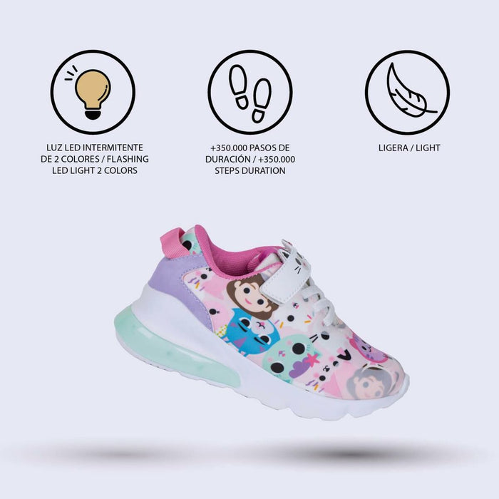 Adidași cu LED Gabby's Dollhouse Roz