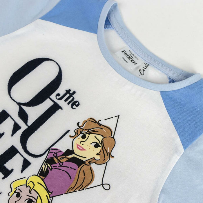 Pijama Infantil Frozen Alb