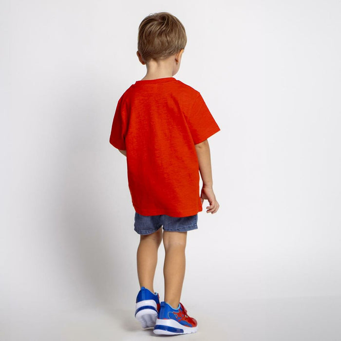 Tricou cu Mânecă Scurtă pentru Copii Spider-Man Portocaliu