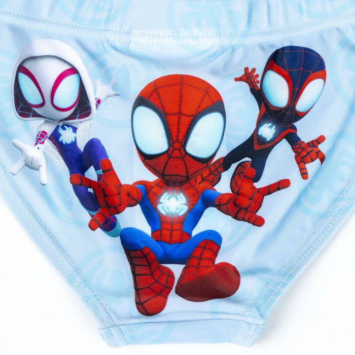 Costum de Baie Copii Spidey Albastru deschis