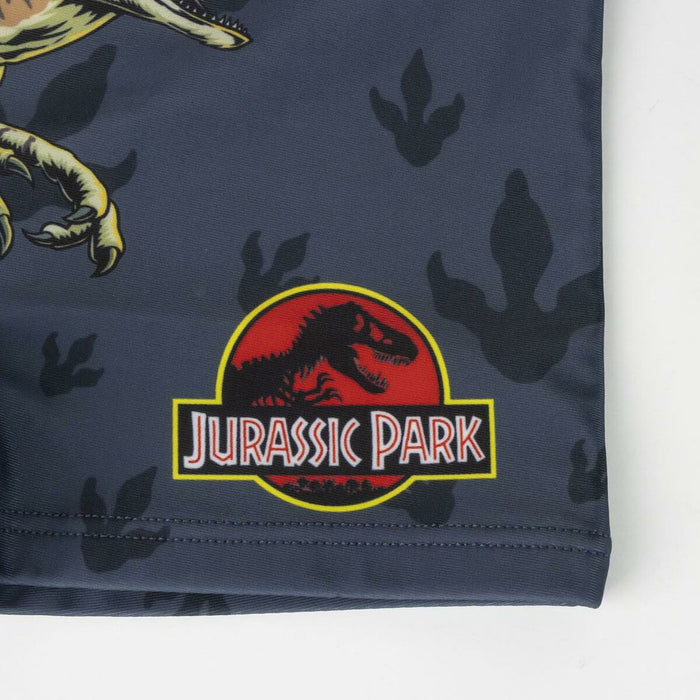 Costumul de Baie Boxer Pentru Copii Jurassic Park Gri închis