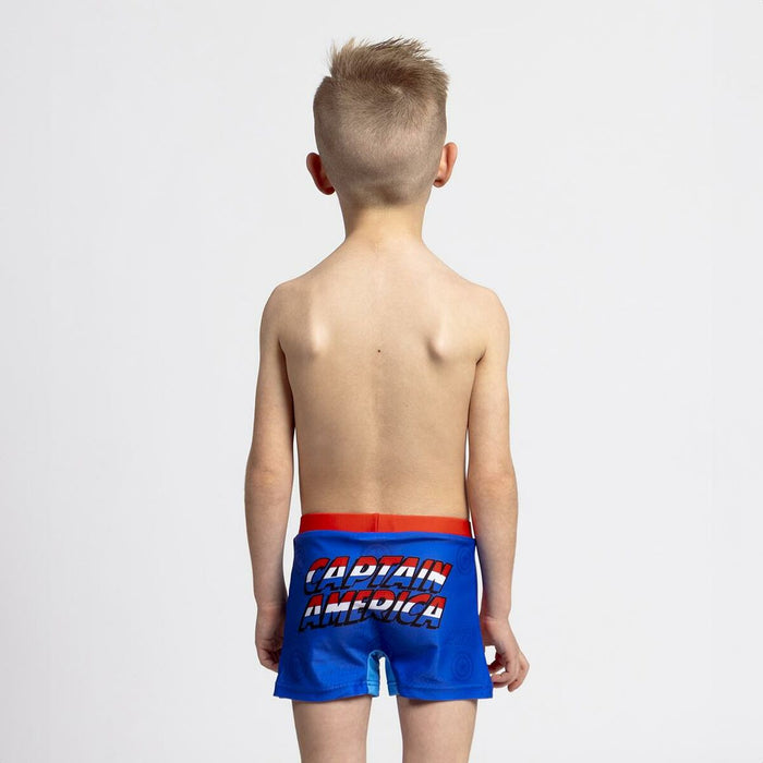 Costumul de Baie Boxer Pentru Copii The Avengers Albastru închis