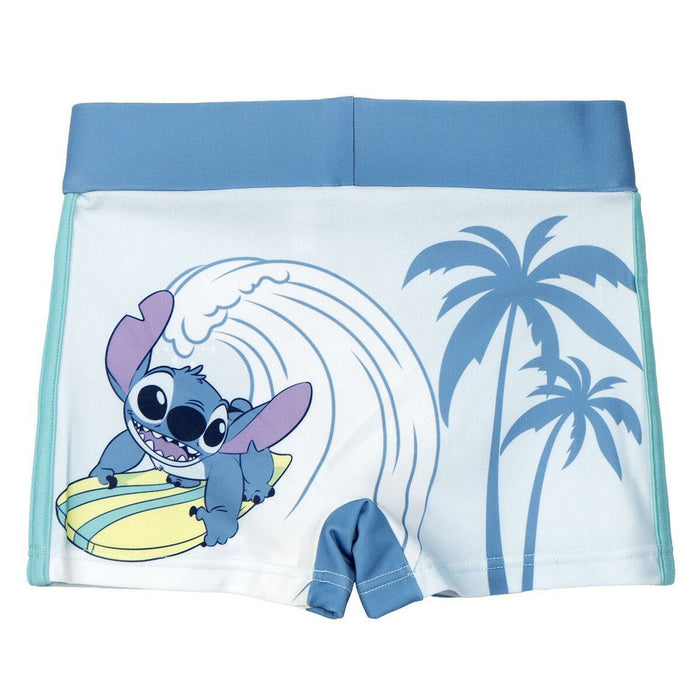Costumul de Baie Boxer Pentru Copii Stitch Albastru