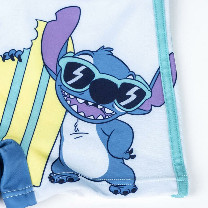 Costumul de Baie Boxer Pentru Copii Stitch Albastru