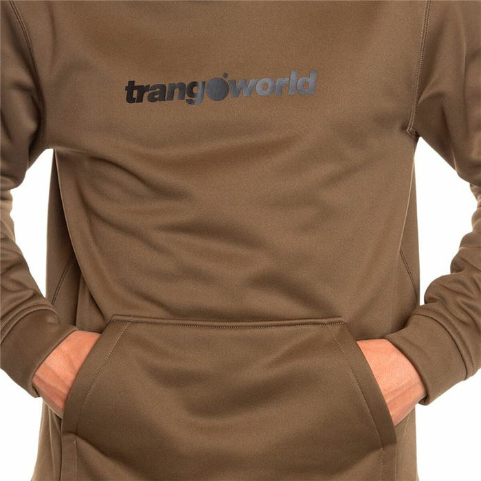Hanorac cu Glugă Bărbați Trangoworld Login Maro