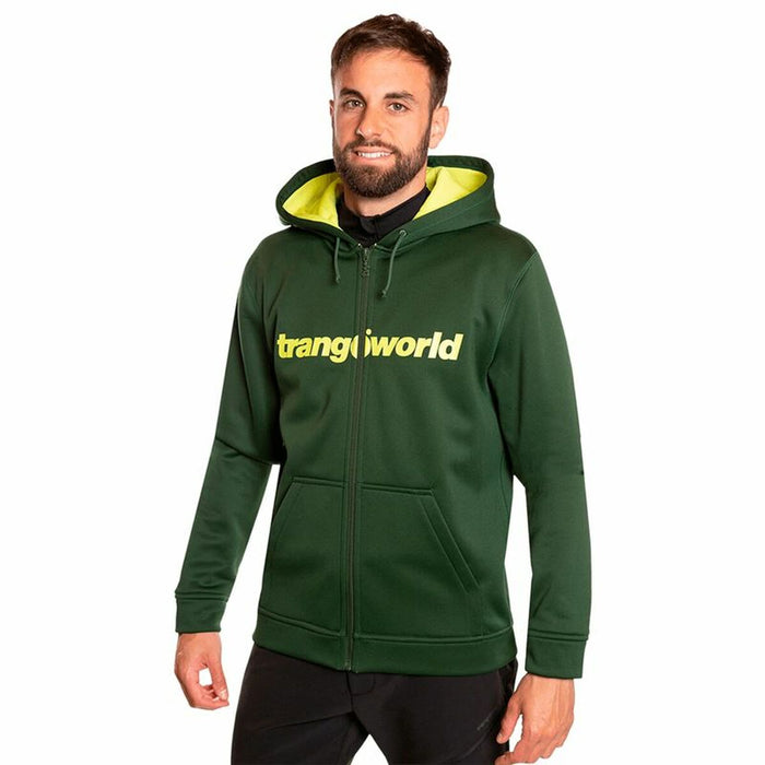 Jachetă Sport de Bărbați Trangoworld Ripon Cu husă Verde inchis