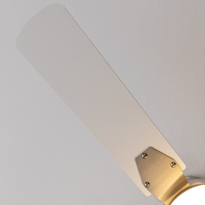 Ventilator de tavan cu iluminare Cecotec EnergySilence Aero 450 IronWhite, 50 W, diametru 106 cm, 3 trepte
