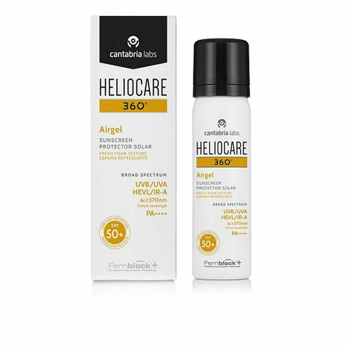 Protector Solar de Față Heliocare Airgel Negru Spf 50 60 ml Fotoimunoprotector