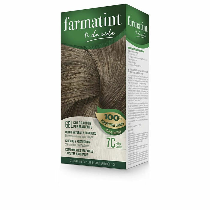 Vopsea Permanentă Farmatint 7c-Rubio Ceniza Gel