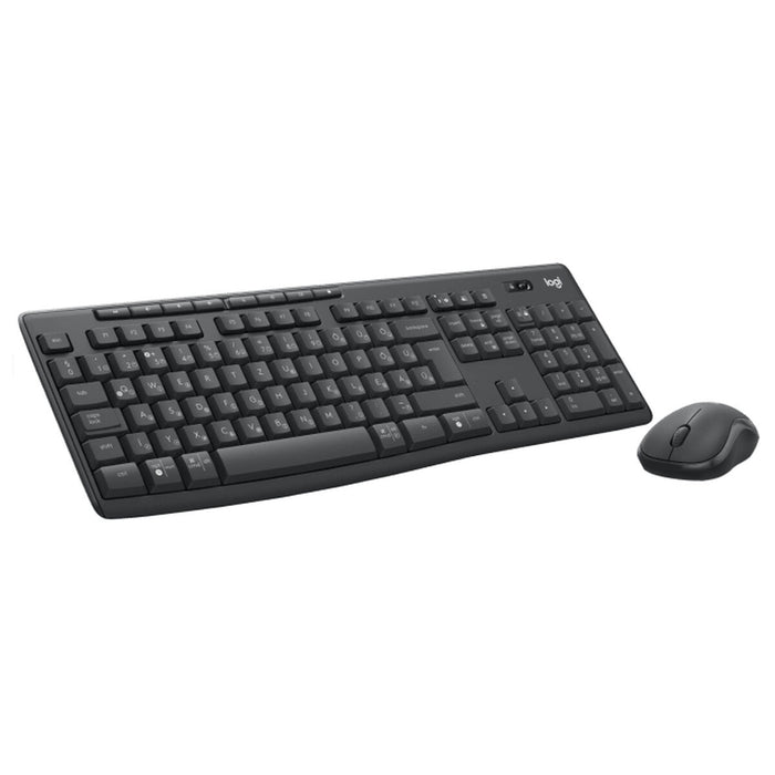 Tastatură și Mouse Logitech MK370 Grafit Qwerty hebreo