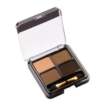 Set Contur Ochii Christian Faye Quattro Eyeshadow Brown A, 4 Culori Maro, 10 cm