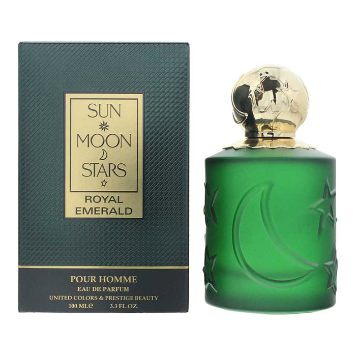 Apă de parfum Benetton Sun Moon Stars Royal Emerald, pentru bărbați, 100 ml