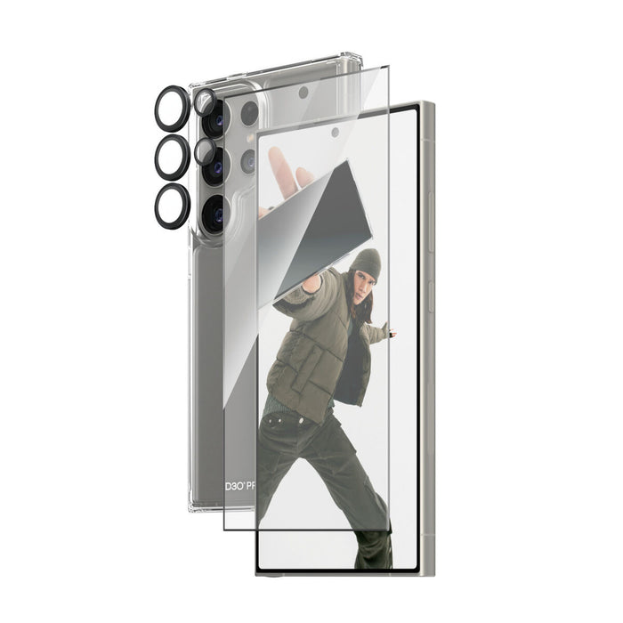 Husă pentru Mobil Panzer Glass B1212+7352 Transparent Galaxy S24 Ultra