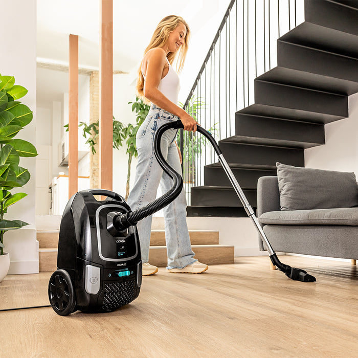 Aspirator cu sac Cecotec Conga Powerbag 4000 XL, 4 l, 890 W, rază de operare 7 m