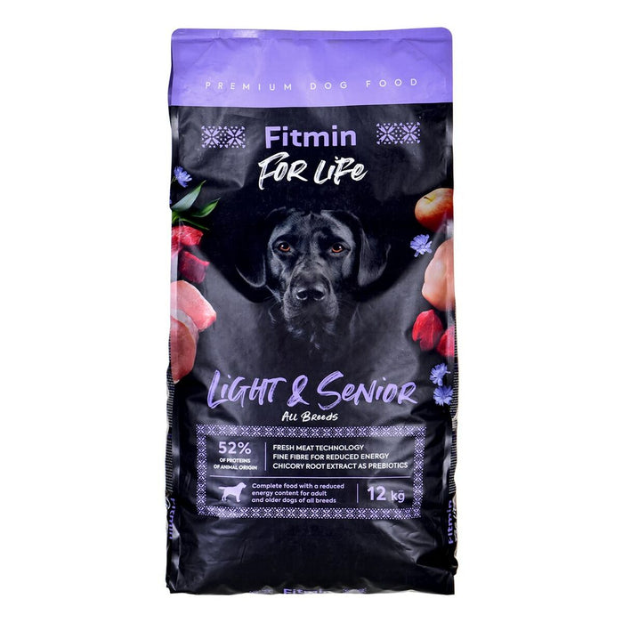 Nutreț Fitmin Light & Senior Adult Vițel Păsări Porc 12 kg