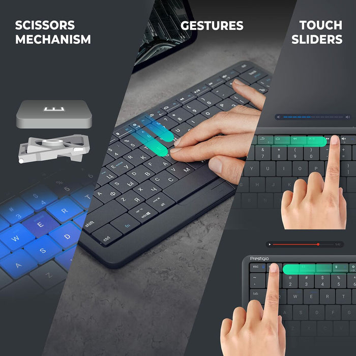 Tastatură Prestigio PSKEY2SGEN Qwerty Spaniolă