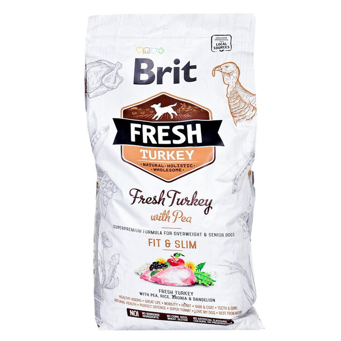 Nutreț Brit Fresh Adult Curcan Mazăre 12 kg